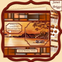 BEACH SUNSET 7.5 Pyramage Verse & Insert Mini Kit