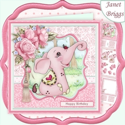 ELLIES FRIEND 8x8 Decoupage & Insert Mini Kit