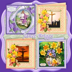 EASTER BUMPER KIT 7.5 Cards, Decoupage & Inserts
