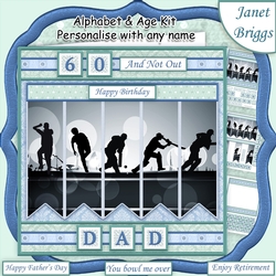 CRICKET 7.5 Alphabet and Age Quick Card Kit Create Any Name
