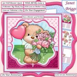BERTIES BOUQUET 7.5 All Occasion Decoupage & Insert Mini Kit