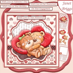 SNUGGLE BEARS 7.5 Decoupage & Insert Mini Kit