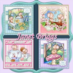cup851472_68 - CUTE MICE 7.5 Decoupage & Inserts Bumper Kit (All New Designs set 2)