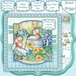 WATERCAN JOY 7.5 Decoupage & Insert Mini Kit