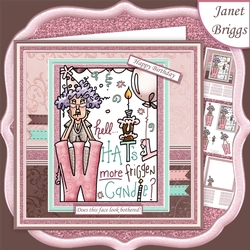 STELLA 1 MORE FRIGGEN CANDLE 7.5 Decoupage & Insert Mini Kit