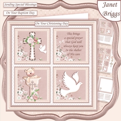 CHRISTENING or BAPTISM Neutral Child or adult 7.5 Quick Layer Card