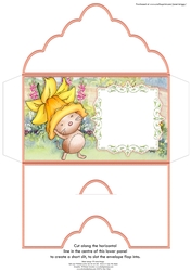 Easter Mothers Day Birthday Money Wallet Gift Voucher Envelope DAFFODIL FUN