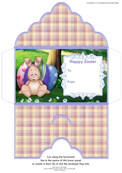 Easter Money Wallet Gift Voucher Envelope STEP AWAY FROM MY EGGS