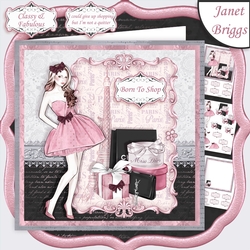 CLASSY & FABULOUS PINK 7.5 Decoupage & Insert Mini Kit