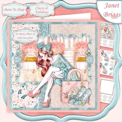 CLASSY & FABULOUS BLUE 7.5 Decoupage & Insert Mini Kit