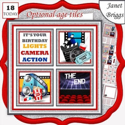 MOVIE NIGHT 7.5 Quick Layer Card & Ages Mini Kit