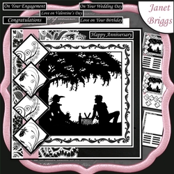 PICNIC SILHOUETTE 7.5 Quick Layers Card & Insert Mini Kit