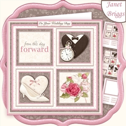 WEDDING DAY SQUARES 7.5 Quick Layer Card & Insert Mini Kit