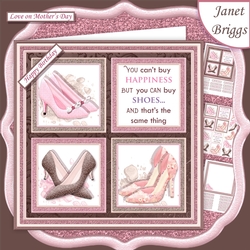 SHOE HAPPINESS SQUARES 7.5 Quick Layer Card & Insert Mini Kit