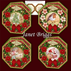 CHRISTMAS WREATH BUILDER 5.8 Decoupage & Inserts Bumper Kit