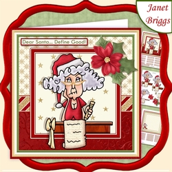 STELLA DEFINE GOOD Christmas 7.5 Decoupage & Insert Mini Kit