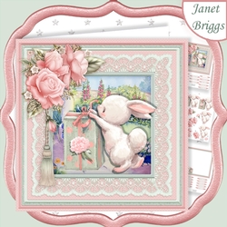 GIFT FROM BUNNY 7.5 Decoupage & Insert Mini Kit