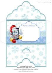 Christmas Money Wallet Gift Voucher Envelope APPY SMARTPHONE