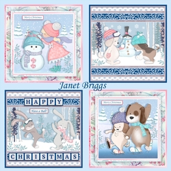 CUTE WINTER 7.5 Christmas Decoupage, Word & Alphabet Bumper Kit