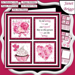TO THE WORLD 7.5 Quick Square Layers Card Kit All Occasions
