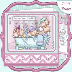 TAKING A SPLASH MICE 7.5 Decoupage & Insert Mini Kit
