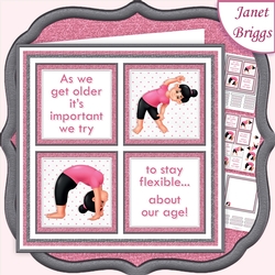 HUMOROUS YOGA SQUARES 7.5 Quick Layer Card & Insert Kit