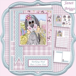 BARKING MAD A5 Decoupage & Insert Kit