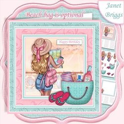 TRAVEL GIRL 7.5 Decoupage & Insert Kit