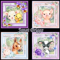 FARM BABIES 7.5 Decoupage & Inserts Bumper Kit