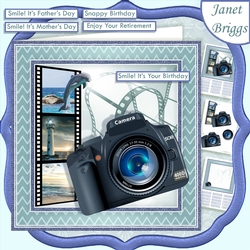 CAMERA SNAPSHOTS ALL AT SEA 7.5 Decoupage & Insert Mini Kit