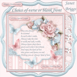 ALWAYS KIND OF LOVE VERSE or BLANK 7.5 Decoupage & Insert Mini Kit