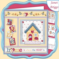 HOME IS WHERE THE HEART IS 7.5 Decoupage & Insert Various Occasions