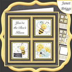 YOURE THE BEES KNEES Squares 7.5 Quick Layer Card & Insert Kit
