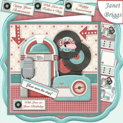 RETRO MUSIC 7.5 Decoupage & Insert Mini Kit
