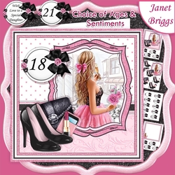 READY TO CELEBRATE 7.5 Decoupage Ages & Insert Kit