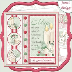 SPIRIT OF CHRISTMAS 7.5 Decoupage & Insert Mini Kit