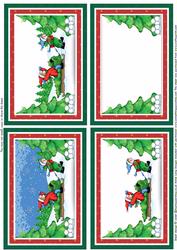 Sledging Fun Christmas Tunnel Sheet