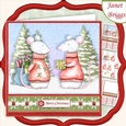 CHRISTMAS GIFTING MICE 7.5 Decoupage & Insert Mini Kit