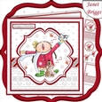FA LA LA LA LA Christmas 7.5 Decoupage & Insert Card Kit