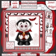 LONG IN THE TOOTH Humorous Dracula 7.5 Decoupage & Insert Kit All Occasions