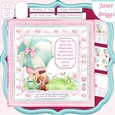 UMBRELLA GIRL & VERSE 7.5 Decoupage & Insert Card Kit