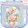 QUACKERS ABOUT YOU 7.5 Decoupage Card Kit Various Occasions