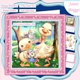JUST FOR YOU DUCK 7.5 Decoupage & Insert Card Kit