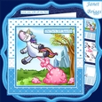 UNICORN OLD FARTS STILL SPARKLE 7.5 Decoupage Card Kit