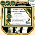 FISHING Humorous A5 Certificate & Ages Card Kit