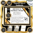 FOOTBALL Humorous A5 Certificate & Ages Card Kit