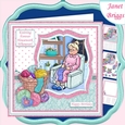KNITTING FOREVER HOUSEWORK WHENEVER Humorous 7.5 Decoupage Kit