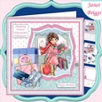 SHOPPING FOREVER HOUSEWORK WHENEVER Humorous 7.5 Decoupage Kit