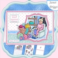 KNITTING FOREVER HOUSEWORK WHENEVER Humorous A5 Decoupage Kit