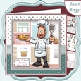 HOLY CRÊPE YOURE HOW OLD Humorous 7.5 Decoupage Card Kit
